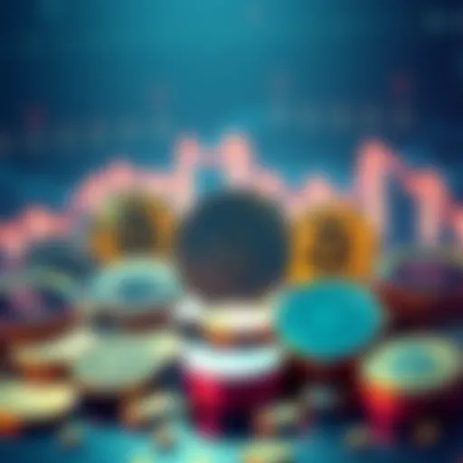 A visual representation of a cryptocurrency portfolio showing varying shares of Solana among other coins, highlighting investment strategies.