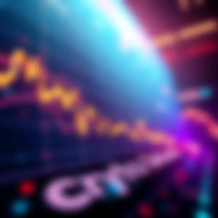 Crypto Price Decline A chart showing the drop in cryptocurrency prices from an all-time high to current levels, highlighting a significant decrease.