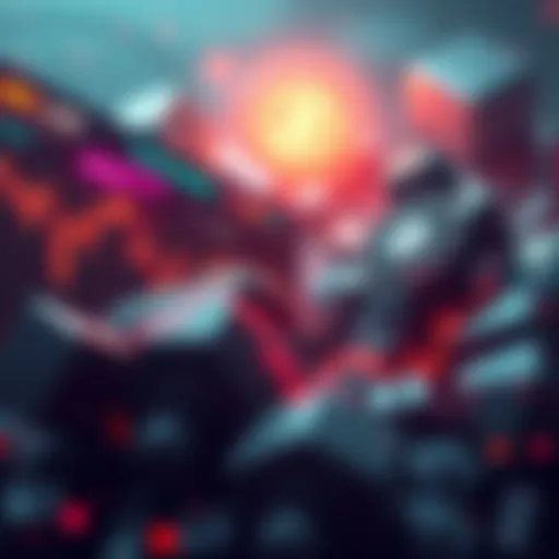 A visual representation of failed cryptocurrency projects with graphs declining and headlines about media exposure.