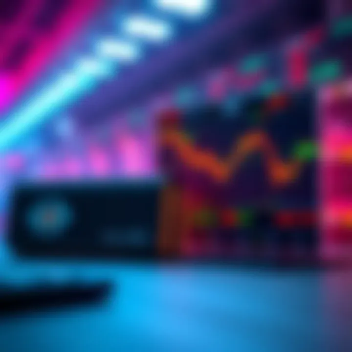 Cryptocurrency storage options A visual comparison of a hardware wallet and a centralized exchange interface, illustrating safety in crypto storage