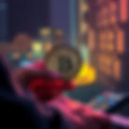 A person exchanging Bitcoin for USDT on a Ledger device, focusing on secure and alternative crypto swap methods