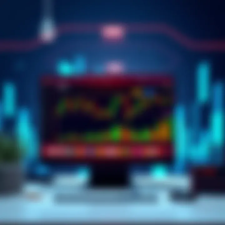 Cryptocurrency Swapping Platforms A computer screen shows a cryptocurrency trading platform interface with various digital currencies displayed.