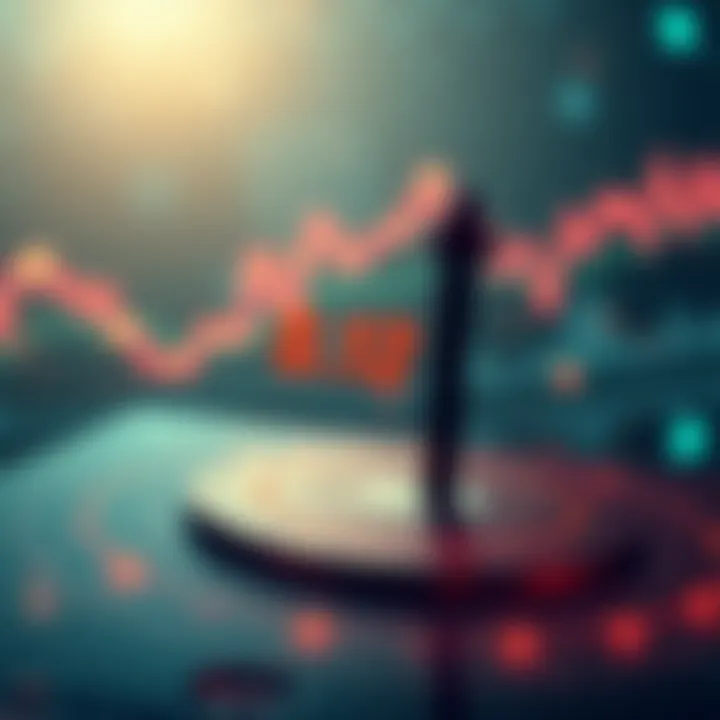 A visual representation of a crypto market chart aiming for point .12 with upward arrows and a bullish trend line, symbolizing growth and potential.