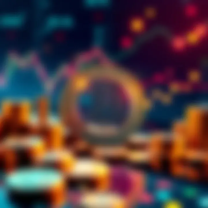 Graphical representation of cryptocurrency taxes and profits