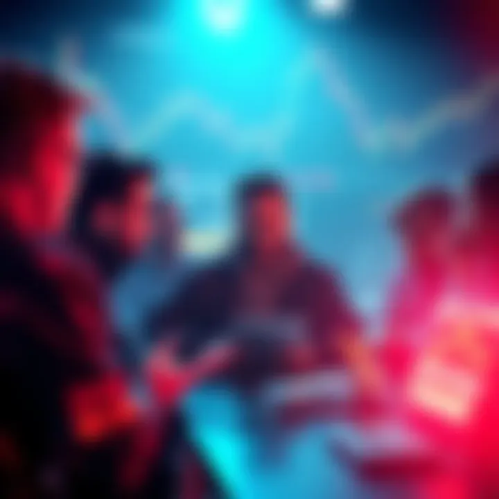 Group of people sharing trading tips and warnings about scams in cryptocurrency