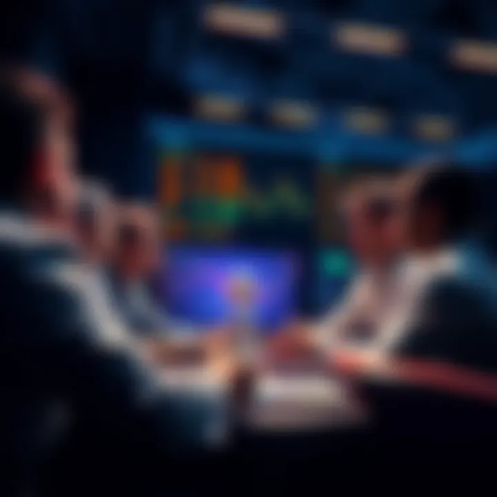 A group of people discussing cryptocurrency trading risks, focusing on safety and responsible practices in a forum setting.