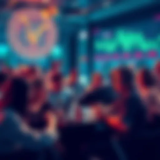 People discussing cryptocurrency insights and trading tips in a lively online forum