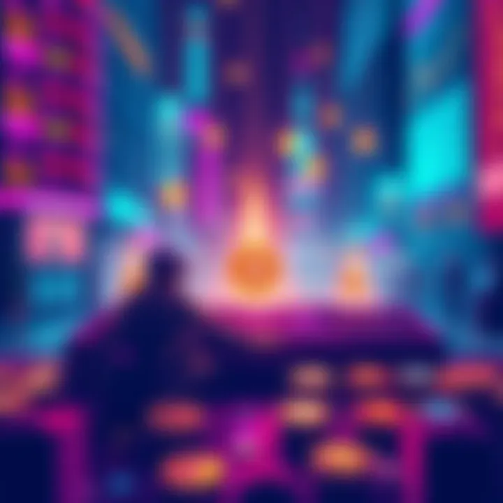 A vibrant illustration symbolizing safe trading in the cryptocurrency market