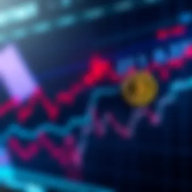 A chart displaying the fluctuating values of Bitcoin, Dogecoin, and Zcash, highlighting their market differences.