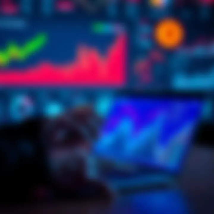 A person analyzing cryptocurrency data on a laptop, with charts and graphs in the background highlighting verification issues.