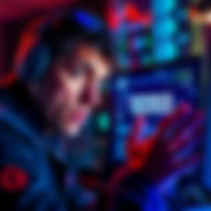 A trader looking stressed while copying a wallet address on a screen with a worried expression.