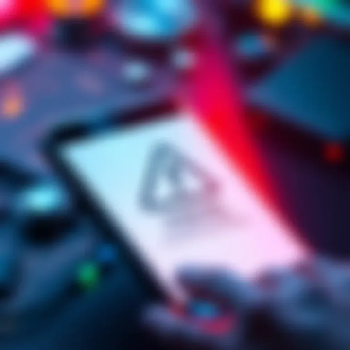 A warning sign with a smartphone displaying a cryptocurrency wallet, indicating a security threat.