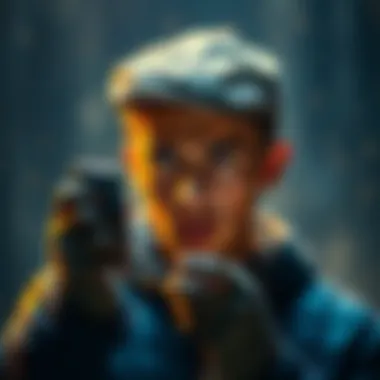 A person looking worried while holding a digital wallet, symbolizing the dangers of self-custody in cryptocurrency.