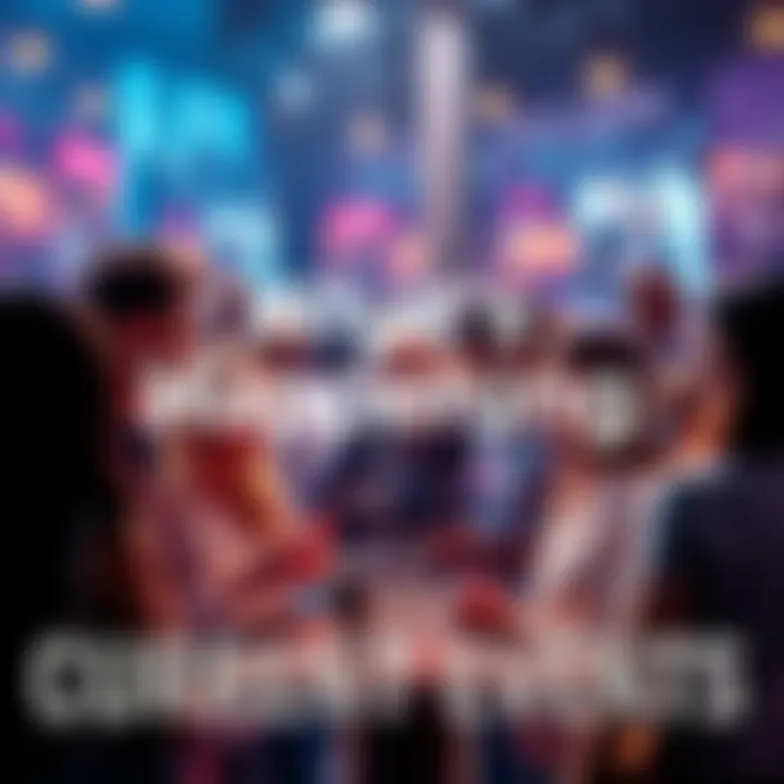 People discussing current events A diverse group of people engaging in a conversation about global news and trending topics