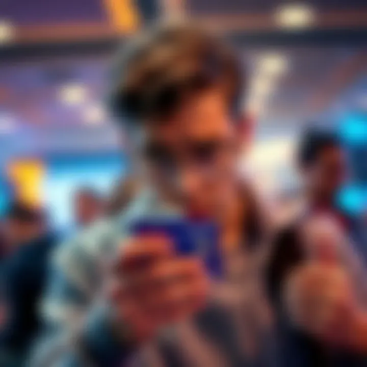 A frustrated customer looking at their Curve card after spending limit reduction