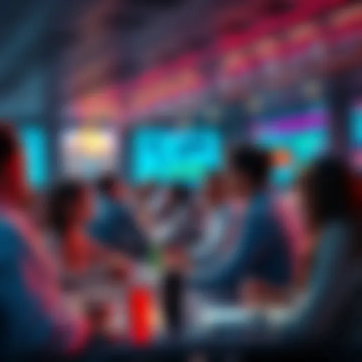 People engaging in discussions about Ethereum and crypto topics at a digital forum