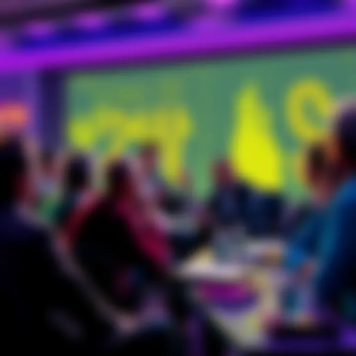 A group of people sharing cryptocurrency insights in an online forum setting