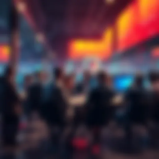 People discussing trading strategies and events in a forum setting