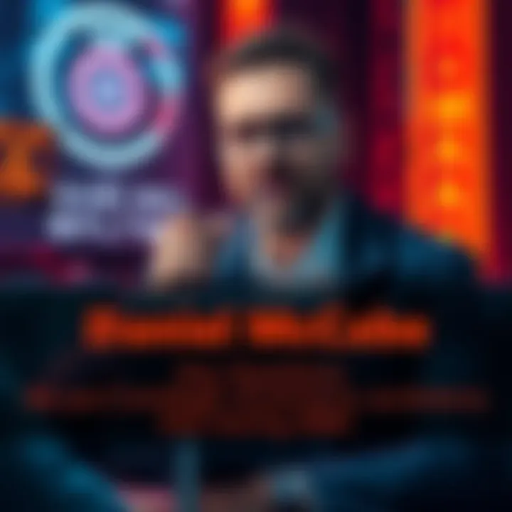 A graphic promoting an AMA with Daniel McCabe, featuring the question topics about Flexa's role in gaming, e-commerce, and fintech.