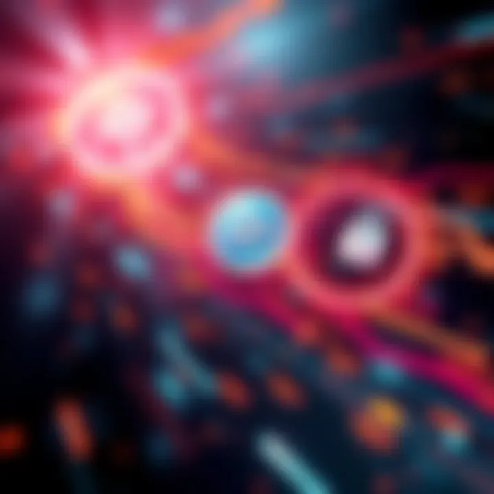 A visual representation of Dash's dual-chain system highlighting speed and security in digital transactions.