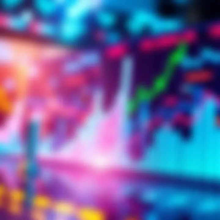 A dynamic visual representation showcasing growth trends in performance metrics with vibrant graphs and engaging colors.