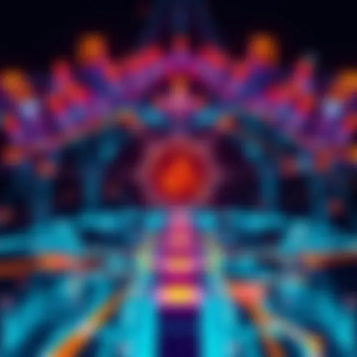 Decentralized Framework Overview Visual representation of Datagram's DePIN network architecture showcasing decentralized connections and infrastructure