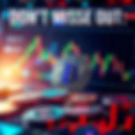 Graphic showing coins and financial charts related to David X Crypto