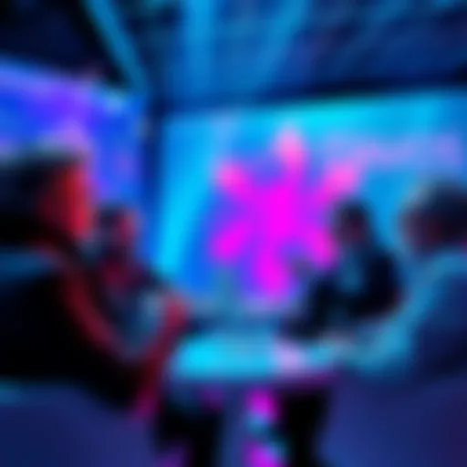 Industry leaders discussing Quantum Computing and AI strategies at the Davos Summit