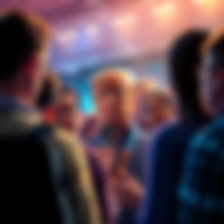 People discussing whether a figure is really Joe, showing divided opinions in a group setting.
