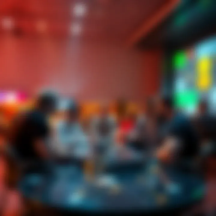 People discussing and choosing between altcoins XRP, HBAR, Ondo, Link, Sui, and ICP in a lively forum setting.