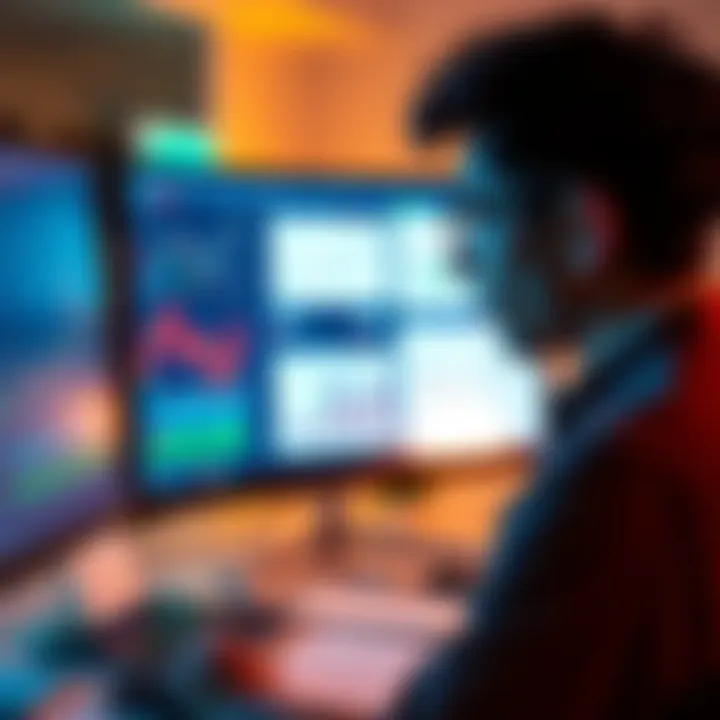 A person looking confused at a computer screen displaying DeFi charts and tax documents, highlighting the complexities of liquidity pools and profits.