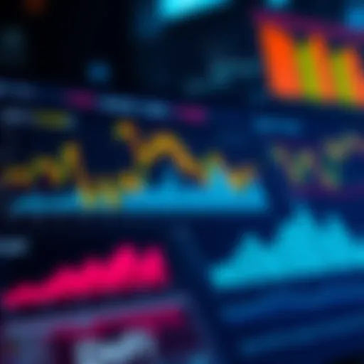 A graphic showing charts and graphs representing DeFi trends focused on risk management and yield strategies, with an emphasis on consistency and structured approaches.