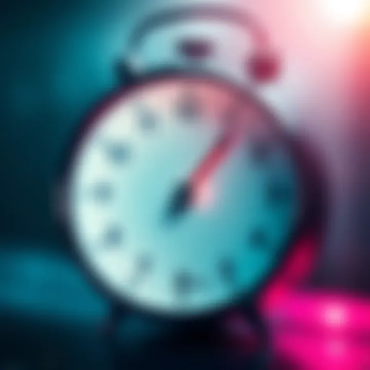 Delayed XRP Transaction A graphic showing a clock with a slow-moving second hand, symbolizing delays in XRP transactions.