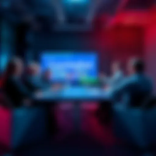 Group of developers discussing the implications of US crypto regulations at a roundtable meeting