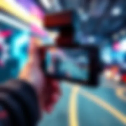 Dewbbs handcam showing delayed clicks A close-up of a gaming handcam capturing the moment of delayed clicks during gameplay, highlighting the controversy around Dewbbs.
