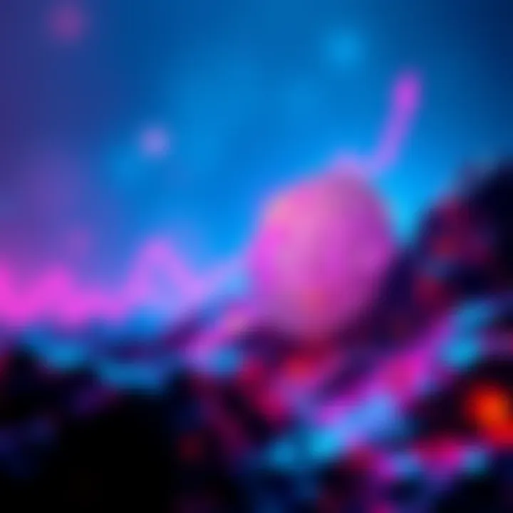 A digital representation of DigiByte's appreciation in the crypto market