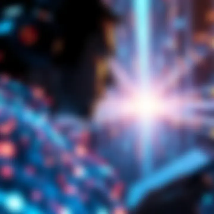 A captivating visual representation of the intertwining of humanity and technology, showcasing a blend of digital devices and everyday life elements.