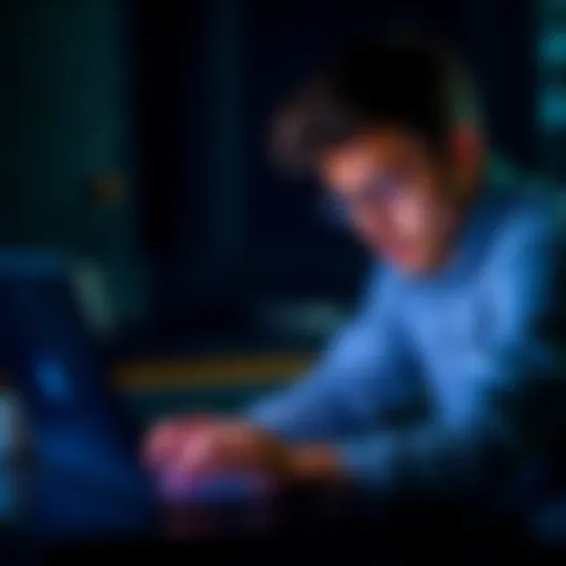 A person using a laptop to troubleshoot digital wallet connection issues with a frustrated expression