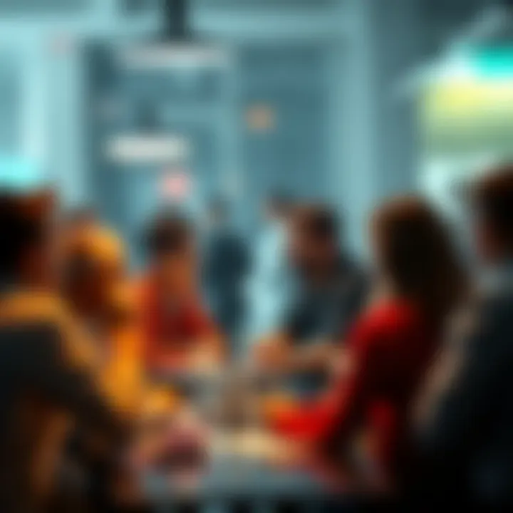People discussing trading ideas and sharing insights in an online forum setting