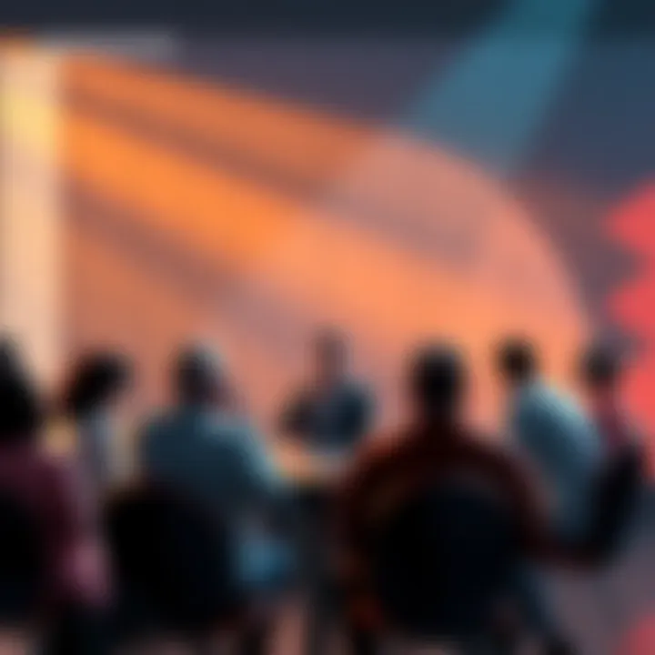 People engaging in a discussion about Ethereum and cryptocurrency