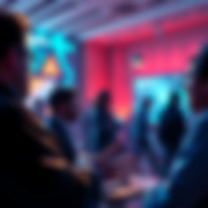 People engaging in conversation about DeFi and Ethereum market insights