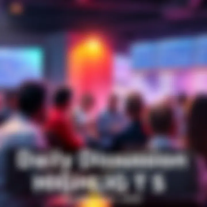 People sharing insights on trading strategies and current events in an online forum