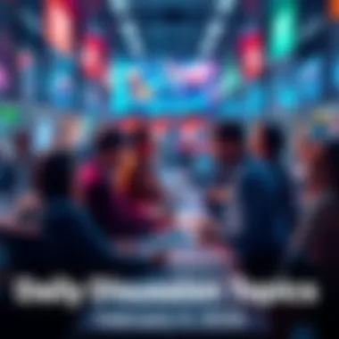 Discussion Thread on Trading and Events People engaging in discussions about daily events and trading strategies on a forum