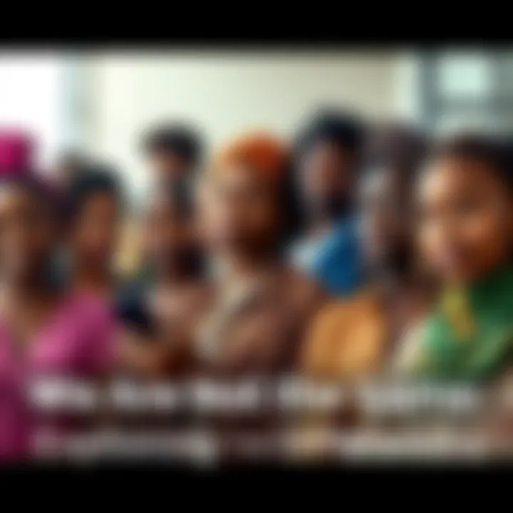 A diverse group of people sharing stories and experiences, celebrating their unique identities