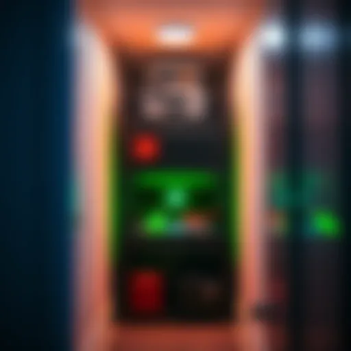 Custom-built server rack designed to reduce HDD vibrations and noise in a small closet space