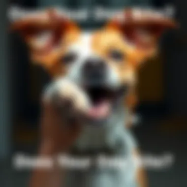 Dog showing warning signs A dog displaying warning signs with its ears back and teeth showing, illustrating canine behavior related to potential bites.