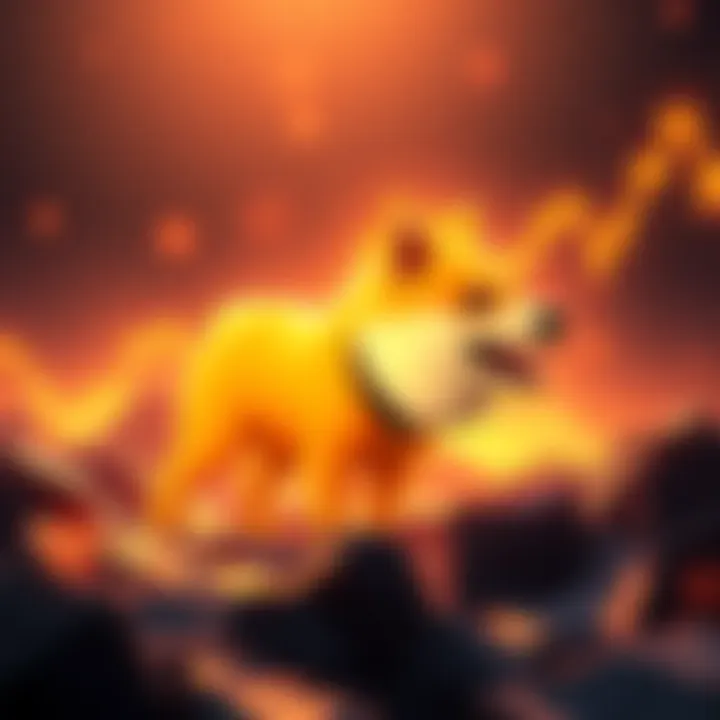 Bullish Trends for Dogecoin A graphical representation of Dogecoin's price trends and potential surge