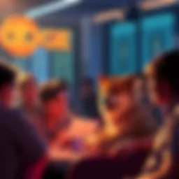 Group of Dogecoin enthusiasts sharing their experiences and values of DOGE over time