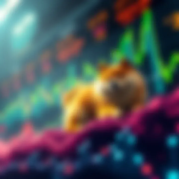 A visual representation of Dogecoin's market trends and investor sentiment.