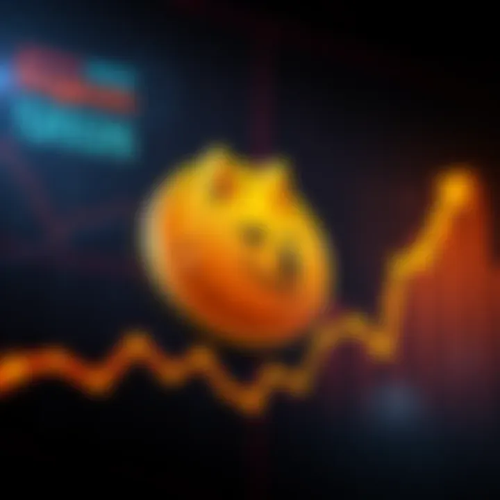 A graphic showing the Dogecoin symbol alongside a rising line graph, symbolizing the surge in its value during March 2026.